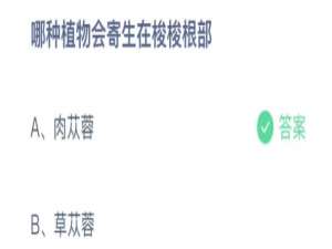 2021年11月23日蚂蚁庄园今日课堂答题。