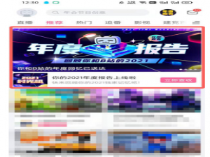 2021哔哩哔哩年度报告如何查看。