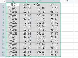 excel表格横的如何转为竖的。