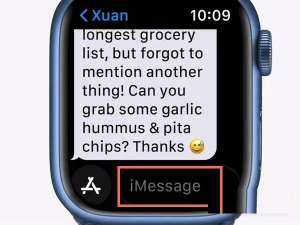 关于AppleWatchSeries7如何打字聊天。