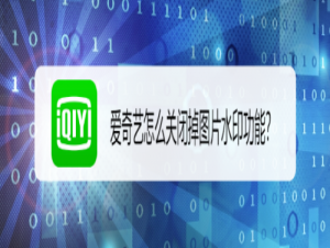 关于爱奇艺泡泡圈怎么设置图片水印。