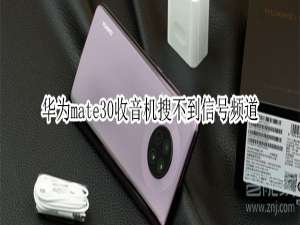 关于华为mate30收音机搜不到信号频道怎么办。