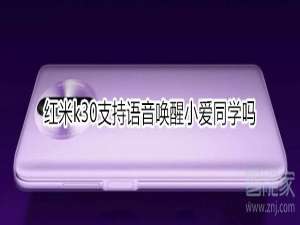 关于红米k30支不支持语音唤醒小爱同学。