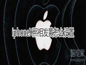 关于iphoneX照相发黄如何设置。