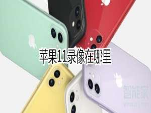 关于iphone11录像在什么位置。
