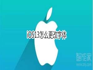 关于iOS13如何更改字体。
