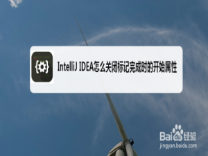 关于IntelliJ IDEA如何关闭标记完成时开始属性。