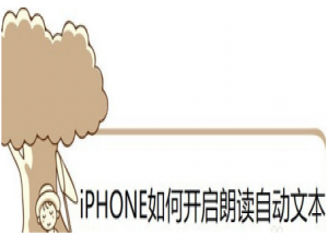 关于苹果手机怎么设置朗读自动文本。