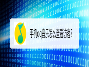 关于qq音乐如何查看访客。