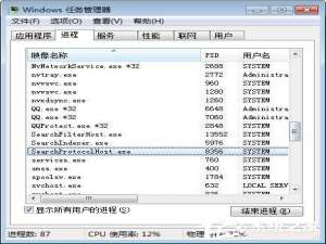 关于SearchFilterHost.exe是什么进程