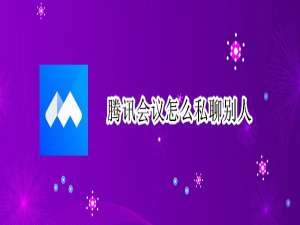关于腾讯会议如何私聊别人。