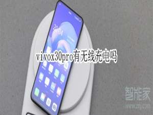 关于vivox30pro支持无线充电吗。
