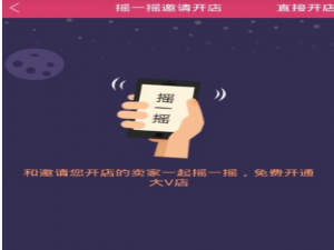 关于在大v店中进行开店的详细步骤讲解。