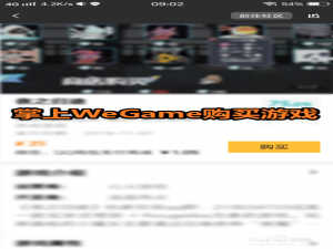 关于账上WeGame怎么在线购买游戏。