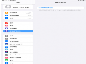 ipad青少年模式在什么地方打开。