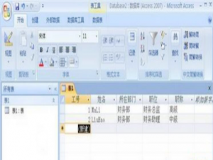 经验分享access2007使用方法，access2007使用教程。