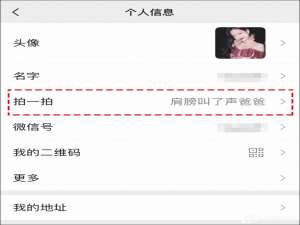 经验分享微信拍一拍可以加后缀吗