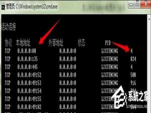 经验分享在Windows7系统中显示80端口被system占用怎么办