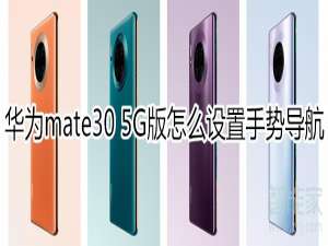 经验分享mate305G版如何设置手势导航。