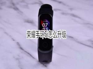 经验分享荣耀手环5i怎样升级。