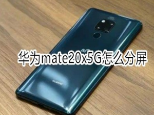 经验分享华为mate20x5G分屏怎么设置。
