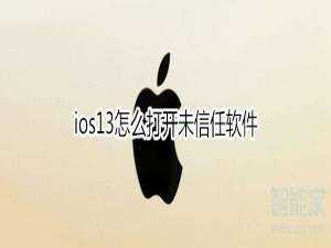 经验分享ios13如何打开未信任软件。