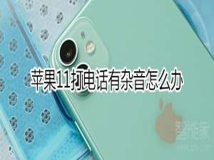经验分享iphone11打电话有杂音怎么回事。