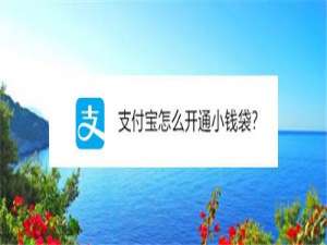 经验分享支付宝怎么开通小钱袋。
