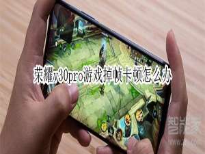 经验分享荣耀v30pro游戏掉帧卡顿怎么回事。