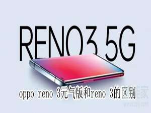 经验分享oppo reno 3元气版和reno 3有什么不同。