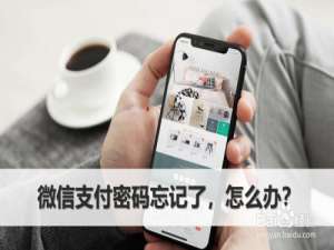 经验分享怎么找回微信支付密码。