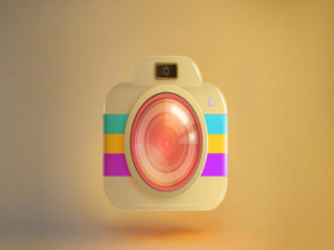 经验分享美颜相机美妆效果去哪设置。