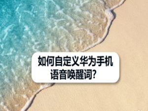 经验分享华为手机怎么自定义语音助手唤醒词。