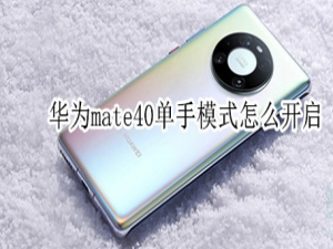 经验分享华为mate40单手模式使用方法介绍。