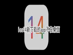 经验分享ios14app不在桌面显示怎么办。