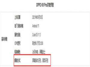 OPPOK9Pro有屏幕指纹功能吗。