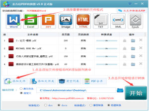 全方位PDF转换器使用讲解，新手需知