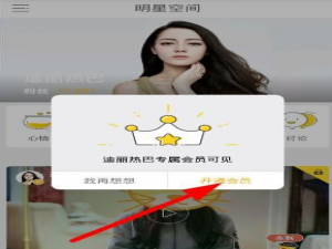 说说6明星空间中会员收费的具体图文讲解。