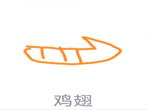 说说6QQ画图红包怎么画鸡翅。