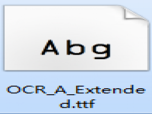 说说6ocr a extended字体怎么安装。