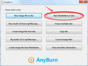 说说6AnyBurn如何将数据刻录到光盘。