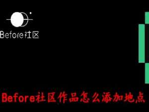 说说6Before社区作品怎么添加地点。