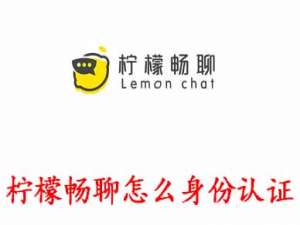 说说6柠檬畅聊怎么身份认证。