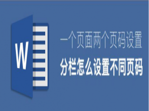 说说6word怎么设置分栏页码。