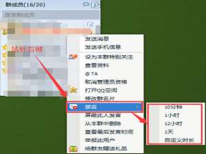说说6QQ群禁言怎么设置（电脑qq群禁言怎么设置）