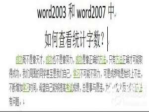 说说6Word怎么看字数（word怎么看字数不算标点）