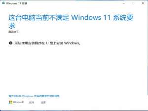 说说6如何解决无法使用安装程序在U盘上安装windows11