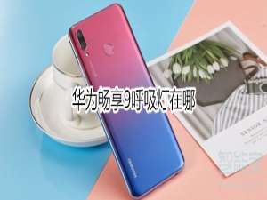 说说6华为畅享9呼吸灯在什么位置。