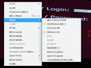 说说6在迅雷影音中调节视频比例和画面效果的教程。