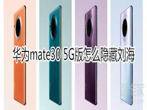 说说6mate305G版如何隐藏刘海。